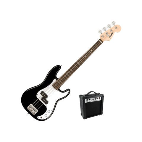 Fiddler - Bajo Eléctrico Harris Negro + Amplificador 20W