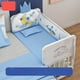 thumbnail image 3 of Cama Madera Multifuncional con Colchón y Ropa Cama Celeste, 3 of 8