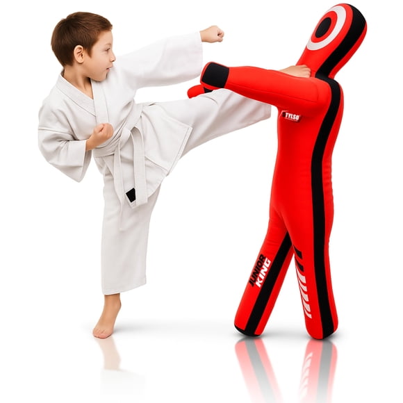 Dummy Stylus Junior King de lucha libre, 19 cm, sin relleno, rojo