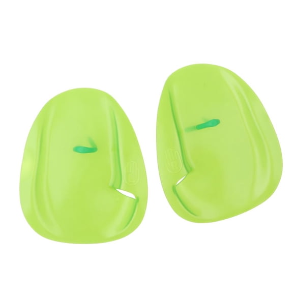1 Par De Palas De Natación De Mano, Guantes De Entrenamiento, Almohadilla De Mano, Palmeada, Verde S