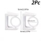 thumbnail image 3 of 2pcs Steering Rings / 2pcs Steering Rings + 1pc Telescopic Rob, Multifunctional Rotatable Ring Hooks, Free-Punching Strong Adhesive Sticky Hook, Towel Rod, Fixed Bracket, Telescopic Rod, Curtain Rod H, 3 of 4