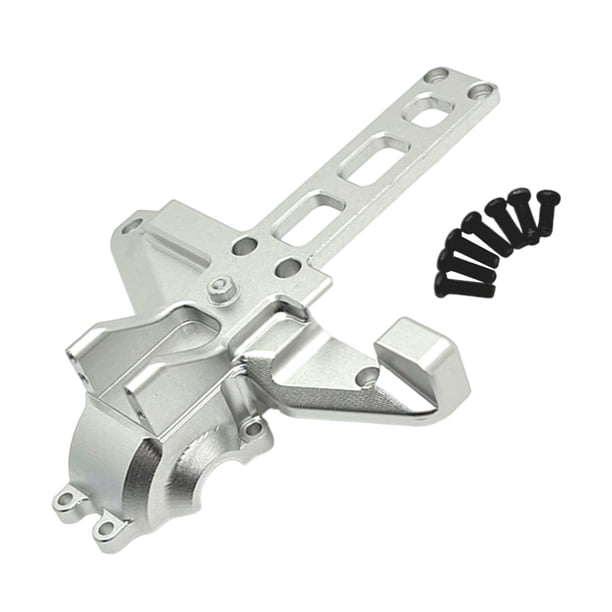 Cubierta De Caja De Cambios Trasera De Aluminio Reemplaza A H6V3 M162 M163 1/16 RC Crawler Car Argent