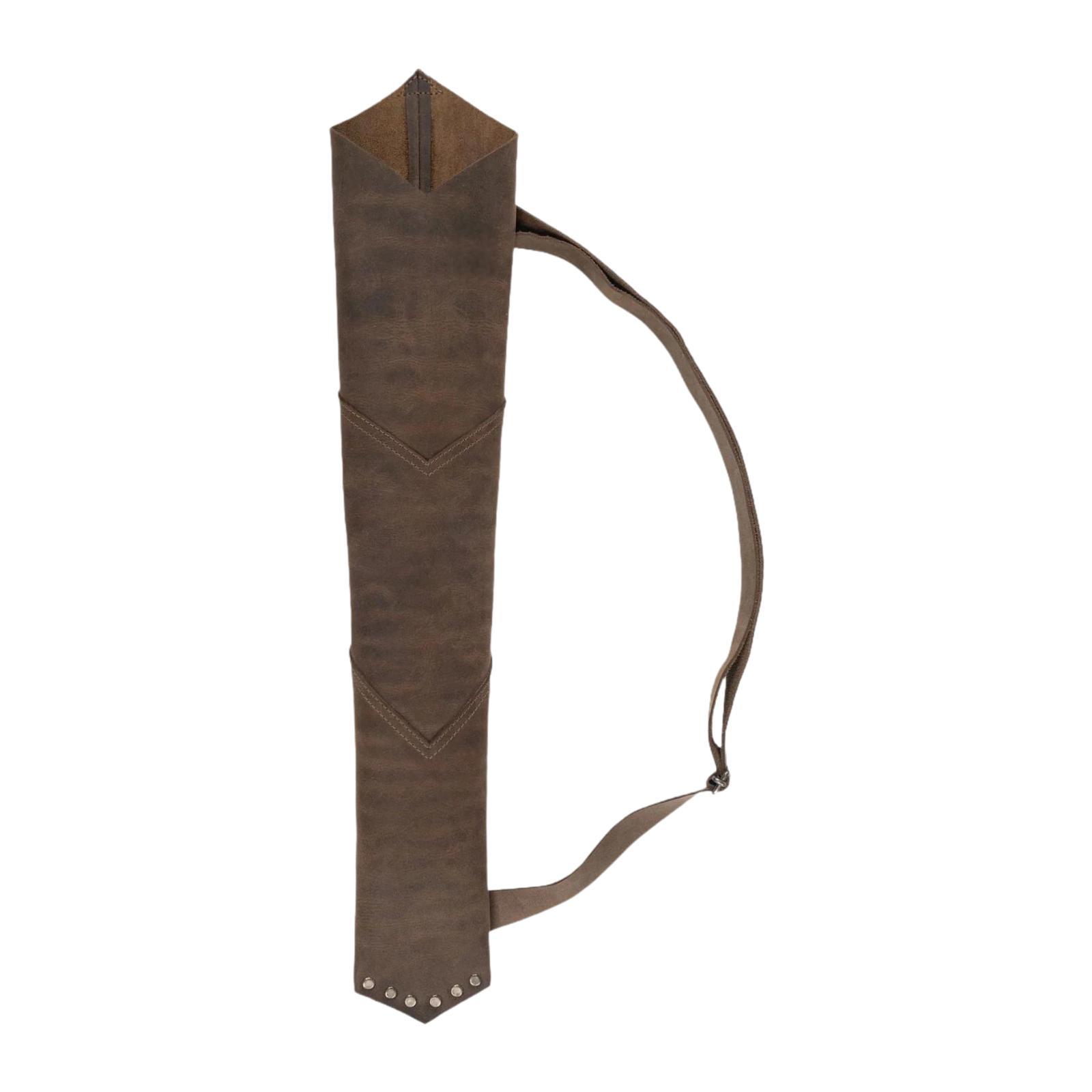 Magideal - Bolsa De Almacenamiento Tradicional Vintage Para Accesorios De Arquero Back Arrow Quiver
