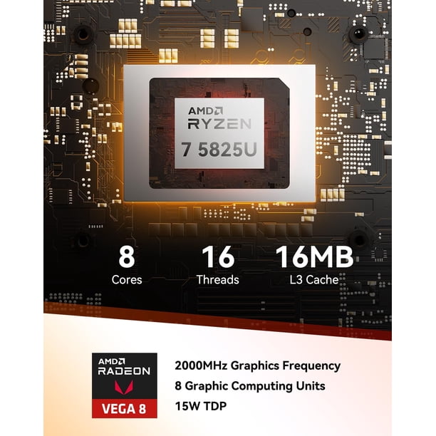 Mini PC GEEKOM A5 Ryzen 7 16 GB 512 GB SSD Windows 11 | Lider