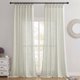 thumbnail image 2 of Cortinas Joydeco de lino, 213 cm de longitud, juego de 2 paneles, color avena, 2 of 8