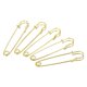 thumbnail image 1 of Uxcell Alfileres de Seguridad 2.95 pulgadas Alfileres de Costura de Metal Grandes Tono Dorado 20Pcs, 1 of 5