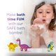 thumbnail image 3 of Bombas de baño Relaxcation Dino con divertidos juguetes de dinosaurios dentro de los niños, 3 of 9