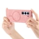 thumbnail image 5 of Magnetic Slim Case for Samsung Galaxy Z Fold 5 with Camera Guard & Anti-Scratch Back Pink, 5 of 6