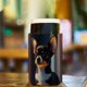 thumbnail image 5 of Chihuahua Funda enfriadora de latas, aislante de bebidas para mantener frías o calientes, funda térmica plegable para latas, portabebidas reutilizable, 5 of 6