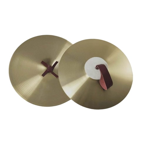 Magideal - Crash Cymbal Rhythm Instrumento Musical Percusión Tradicional Aleación Platillos De Mano Para Jugadores De Batería Práctica De Fiesta , 12 Pulgadas