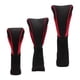 thumbnail image 1 of Fundas Para Cabezas De Golf, Duraderas Y Transpirables, De Madera, Color Negro Y Rojo, 3 Uds., 1 of 4