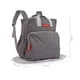 thumbnail image 3 of Mochila Pañalera Bebé Bolso Maternal Gran Capacidad Gris, 3 of 5