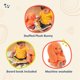 thumbnail image 5 of Set de juego Plush Bunny + Board Book B. toys B. softties 0+, 5 of 6