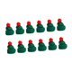 thumbnail image 3 of 12x Mini Sombreros Navide?os Tejidos Para Hacer Joyas Adornos Navide?os Gorro De Mu?eca De Navidad Verde, 3 of 5
