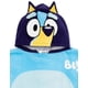 thumbnail image 5 of Poncho de toalla Bluey para niños y niñas con orejas 3D, cachorro, 5 of 7