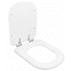 thumbnail image 2 of Asiento Tapa WC Elongado De Madera Con bisagras Metalica y Cierre Sueve Modelo Hamburg Marca Taumm, 2 of 8