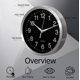 thumbnail image 3 of Reloj de Pared Redondo de 25 cm con Movimiento de Cuarzo Silencioso – Clockswise, 3 of 8