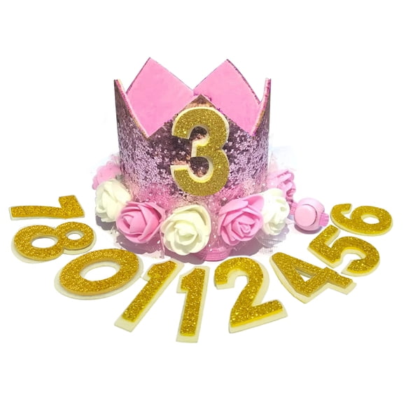 Sombrero de Cumpleaños para Perro POSAPET Rosa Reutilizable y Ajustable