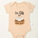 thumbnail image 1 of Girls Funny Cartoon & I'M CUTE AND DIM SUM Print Romper, Round Neck Short Sleeve Cotton Bodysuit, Short Sleeve Jumpsuit, Infant Baby Clothes, 1 of 5