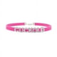 thumbnail image 1 of Hot Sexy Rose Red Suede Leather Collar Rhinestone Letters Choker Harajuku DIY Customized Necklaces Lovers BDSM Cosplay Jewelry, 1 of 3