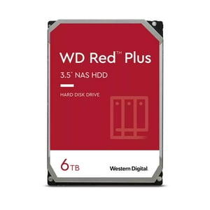 Western Digital - Disco Duro Wd Red Plus Nas 6Tb 5640Rpm Sata 256Mb