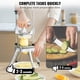 thumbnail image 5 of Picadora de verduras y frutas VEVOR Commercial con 4 cuchillas de acero inoxidable, 5 of 9