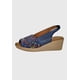 thumbnail image 1 of Sandalia Cuero Susanne Azul, 1 of 5