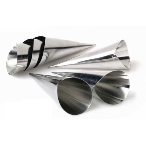 Genérico - Pack X6 Cono Molde Para Cannoli Cachito Croissant Pan Danes