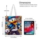 thumbnail image 5 of Donald Duck: Sailor Duck Bolso de tela con estampado de lienzo para mujer, bolsa de compras reutilizable y estética, con cremallera interior, regalo para mujer,38*45cm., 5 of 6