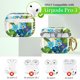 thumbnail image 4 of Funda DHILKCY para AirPods Pro 3 (2025) con flores azules, 4 of 6