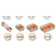 thumbnail image 2 of Surtido de conectores de cable WAGO 221, tuercas de palanca, 90 piezas con funda, 2 of 8
