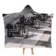 thumbnail image 1 of Harley Davidson Manta Capa con Capucha Anti-Bolitas, Manta de Lana Ártica Suave, Manta Portátil de Felpa Ligera y Lujosa, Poncho para Siesta en Casa y Oficina, 100*130cm, 1 of 6