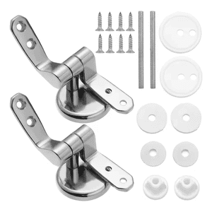 Genérico - Bisagras De Aluminio Para Asientos De Inodoro - Pack De 2