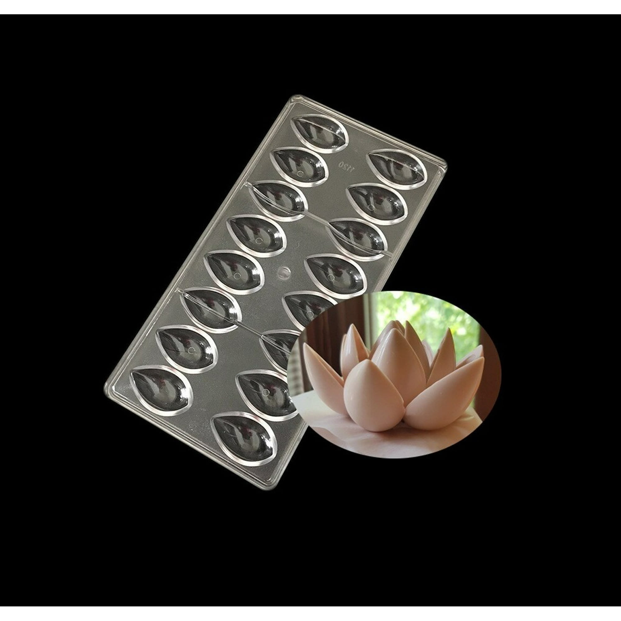 Genérico - Molde Chocolate Acrilico Molde De Chocolate Molde Ovalado