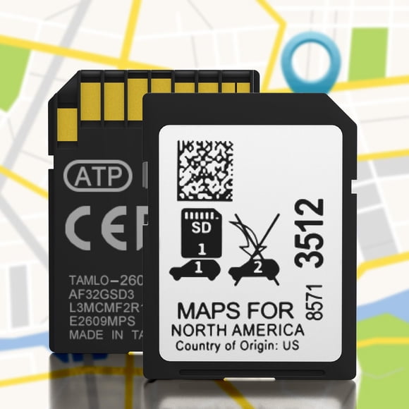 Tarjeta SD de navegación 2026 con mapa para vehículos GM de EE. UU./Canadá/México