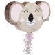 thumbnail image 1 of Piñata azul con forma de panda, koala, animal, tema de la jungla, 1 of 9