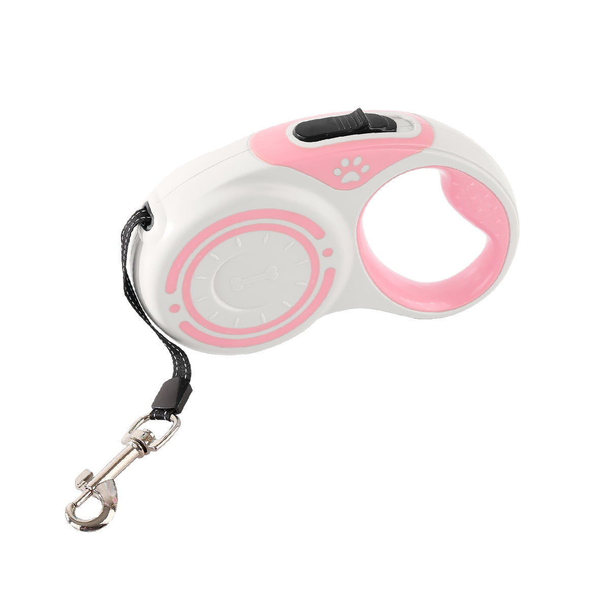 Defensor - Correa Retráctil, Con Botón De Frenado, Para Perros 5mts