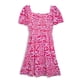 thumbnail image 2 of Vestido Niña Manga Globo Elasticado Rosado Oscuro Pillin, 2 of 3