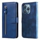 thumbnail image 3 of Funda con Cremallera para iPhone 13 PRO MAX, Carcasa Cartera de Cuero PU con Soporte y Tarjetero, 3 of 6
