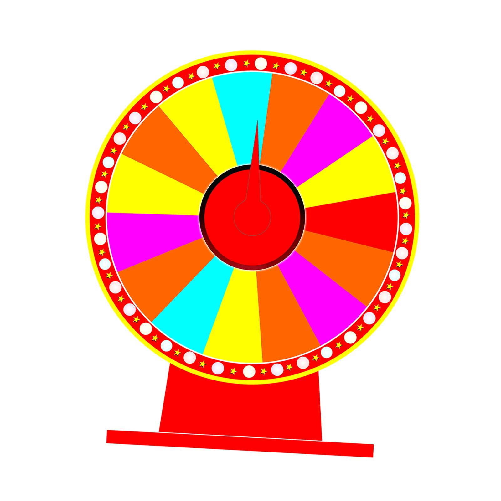 Magideal - Ruedas De Premio De Casino Con Plato Giratorio De Premio, Rueda De Fortuna De Superficie Borrable Personalizada Para Actividades Promocionales De Pub , 30cm Por Igual