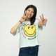 thumbnail image 1 of Polera Niña The Life Turquesa Smiley, 1 of 6