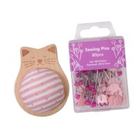 Bothyi - Portaalfileres De Cojín Con 80 Alfileres Rectos, Accesorio Para Manualidades De Armario Y Acolchado.