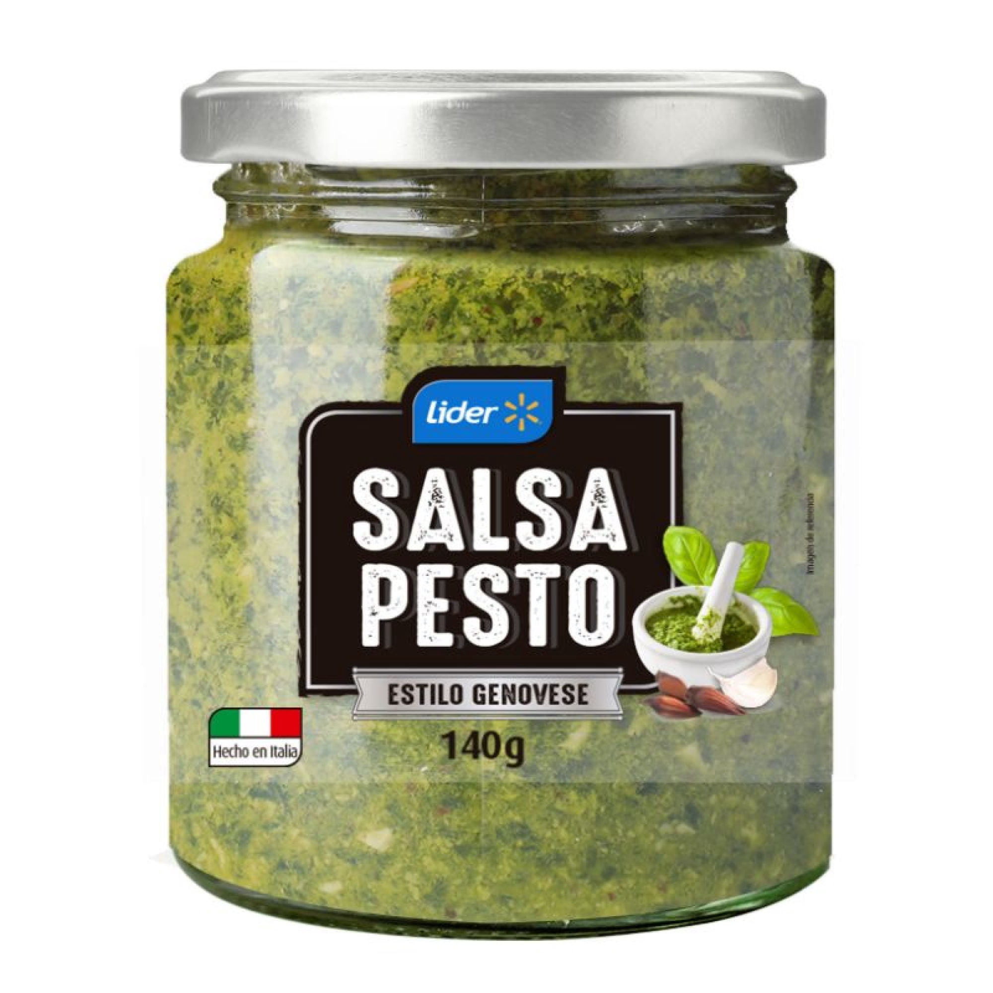 Salsa De Pesto Genovese Frasco 140 g Lider