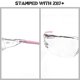 thumbnail image 4 of Gafas de seguridad HTS HUNTERSKY S239 Clear Pink para mujeres y jóvenes, 4 of 9
