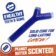 thumbnail image 3 of Nerf Dog Stick SuperScent sólido con aroma a mantequilla de maní, 10 pulgadas, TPR/PP, transparente/azul (NF-7133), 3 of 5