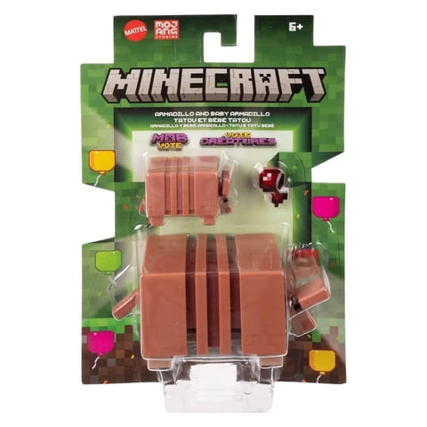 Figura De Acción Mattel Minecraft Armadillo Escala 3.25""