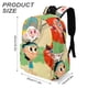 thumbnail image 3 of ¡Ahoy Piratas!-theme Backpack, Campus style schoolbag Bookbag with Adjustable Shoulder Straps And Large Zip Compartment, Unisex Travel Bags.42x30x15cm, 3 of 6