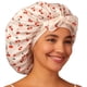 thumbnail image 1 of Gorro de satén Kitsch XL para mujeres que duermen con estampado de cerezas, 1 of 9