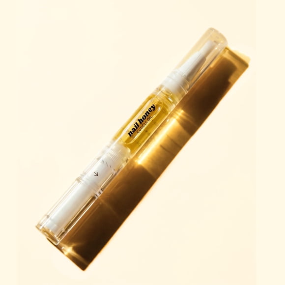 Lápiz de aceite para cutículas Twinkled T Nail Honey Organic, 2 ml con aceites