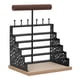 thumbnail image 1 of Madera Metal Pendiente Pulsera Colgando Joyas Organizador Stand Rack Space Saver, 1 of 5